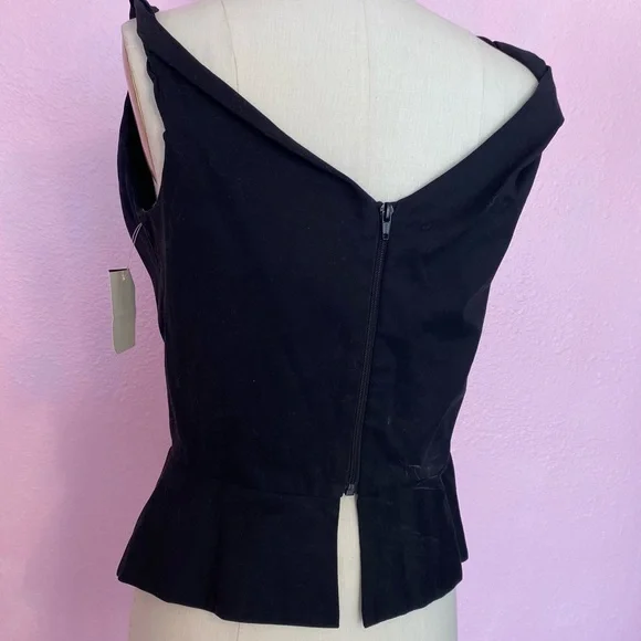 Vivienne Westwood Black Top Draping Corset Open Neck - Picture 6 of 11